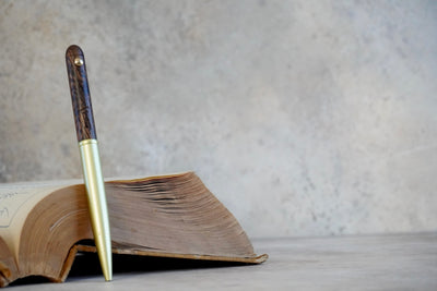 Brass & Tigerwood Ballpoint Pen